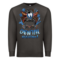 Smoke dental assistant messy bun Premium Sweatshirt - BarkalooDesign
