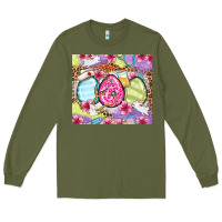 Army Green Easter eggs Nurse Long Sleeve Tee - OliviaCreatesArt