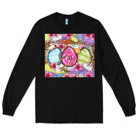 Black Easter eggs Nurse Long Sleeve Tee - OliviaCreatesArt