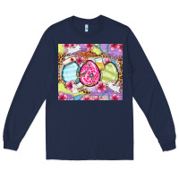 Navy Easter eggs Nurse Long Sleeve Tee - OliviaCreatesArt