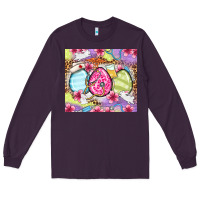 Plum Easter eggs Nurse Long Sleeve Tee - OliviaCreatesArt