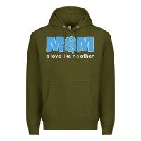 Army Green lil autism mom Premium Hoodie - CowhideDigitalArt