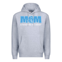 Heather Grey lil autism mom Premium Hoodie - CowhideDigitalArt