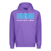 Purple lil autism mom Premium Hoodie - CowhideDigitalArt