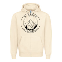 Sandshell Durango Mountain City - Colorado State Souvenir Gift Zipper Hoodie - trangStudio