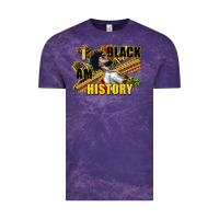 Cloud Purple i am black history Vintage Tee - CowGirlArtShop