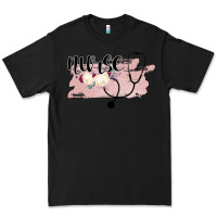Black Nurse Floral Premium Tee - Bettercallsaul