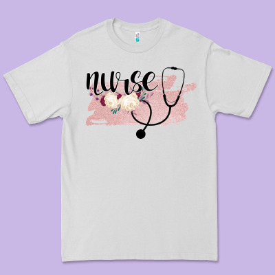 Nurse Floral Premium Tee Designed By Bettercallsaul