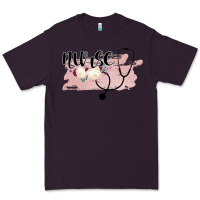 Plum Nurse Floral Premium Tee - Bettercallsaul