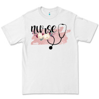 White Nurse Floral Premium Tee - Bettercallsaul