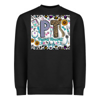 Black pt physical therapist Heavyweight Sweatshirt - CowhideDigitalArt