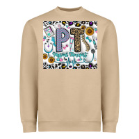Mushroom pt physical therapist Heavyweight Sweatshirt - CowhideDigitalArt