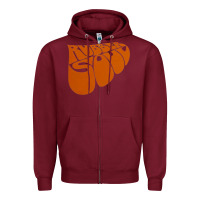 Burgundy Rubber Soul Perfect Gift Zipper Hoodie - trangStudio