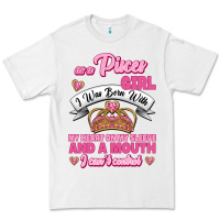 White As A Pisces Girl I Was Born With My Heart On My Sleeve And A Mouth Premium Tee - Jasminsmagicworld