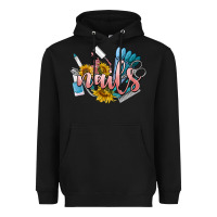 Black nails Heavyweight Hoodie - BarkalooDesign