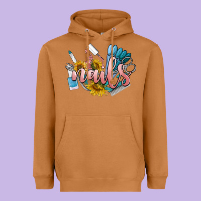 Nails Heavyweight Hoodie Designed By Barkaloodesign