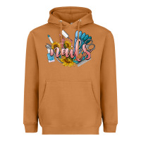 Meerkat nails Heavyweight Hoodie - BarkalooDesign