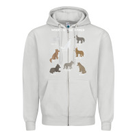 Dove Grey Wolves Of The World Educational Wolf Gift Zipper Hoodie - trangStudio