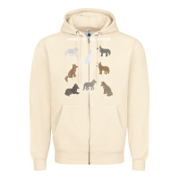 Sandshell Wolves Of The World Educational Wolf Gift Zipper Hoodie - trangStudio