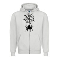 Dove Grey spider t  shirt spider with web 17971797 Zipper Hoodie - trangStudio