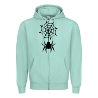 Seafoam spider t  shirt spider with web 17971797 Zipper Hoodie - trangStudio