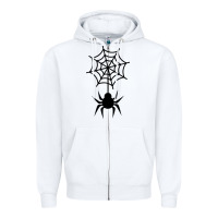 White spider t  shirt spider with web 17971797 Zipper Hoodie - trangStudio