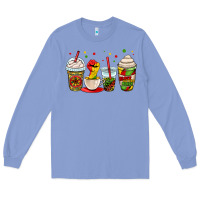 Colony Blue juneteenth bhm coffee cups Long Sleeve Tee - OliviaCreatesArt