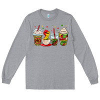 Heather Grey juneteenth bhm coffee cups Long Sleeve Tee - OliviaCreatesArt