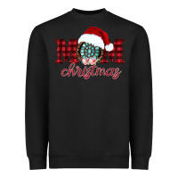 Black mom Christmas Heavyweight Sweatshirt - CowhideDigitalArt