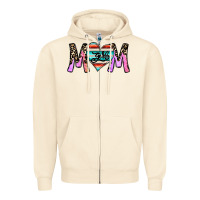 Sandshell girl mom Zipper Hoodie - CowhideDigitalArt
