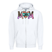 White girl mom Zipper Hoodie - CowhideDigitalArt