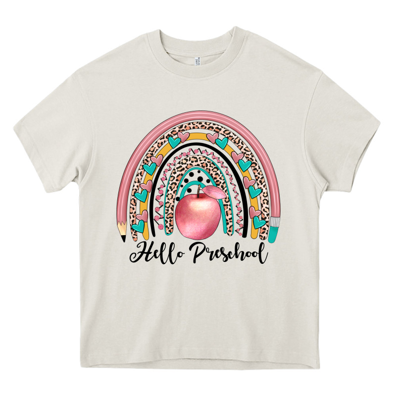 Hello Preschool Heavy Core Tee by JahusDesignShop | Teevron