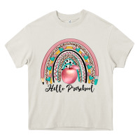 Cream hello preschool Heavy Core Tee - JahusDesignShop