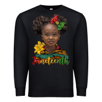 Black juneteenth african girl Premium Sweatshirt - BarkalooDesign