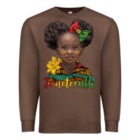 Chestnut juneteenth african girl Premium Sweatshirt - BarkalooDesign