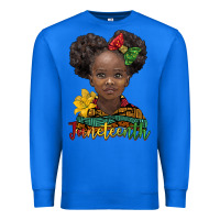 True Royal juneteenth african girl Premium Sweatshirt - BarkalooDesign