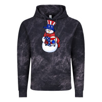 Cloud Black Patriotic snowman 4th of july Vintage Hoodie - HowdyJamesFarm