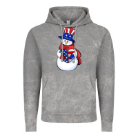 Cloud Rock Patriotic snowman 4th of july Vintage Hoodie - HowdyJamesFarm
