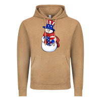 Vintage Camel Patriotic snowman 4th of july Vintage Hoodie - HowdyJamesFarm