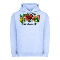 Pigment Grape Ice peace love  elf Urban Hoodie - AdoDesignShop