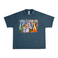 Midnight Navy love easter Urban Heavy Tee - CowGirlArtShop