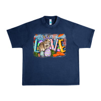 Navy love easter Urban Heavy Tee - CowGirlArtShop