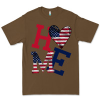 Cacao American Flag Home Premium Tee - Bettercallsaul