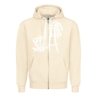Sandshell la hand sign lazy diy halloween costume skeleton los angeles pullover Zipper Hoodie - trangStudio