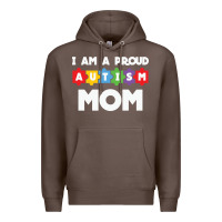 Coffee LIL Autism Mom Premium Hoodie - CowhideDigitalArt