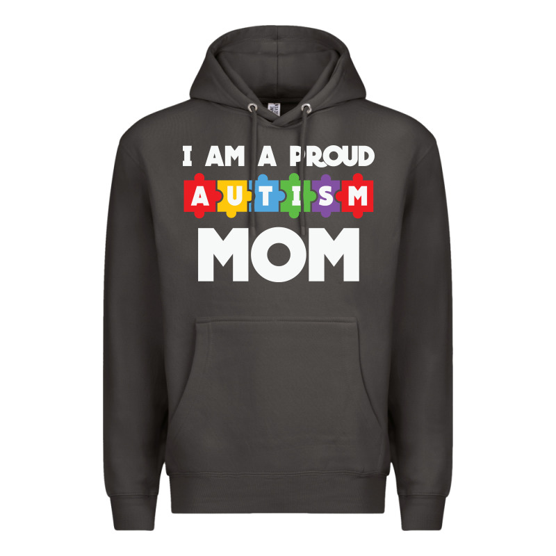 Lil Autism Mom Premium Hoodie by CowhideDigitalArt | Teevron