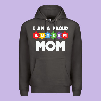 Lil Autism Mom Premium Hoodie Designed By Cowhidedigitalart