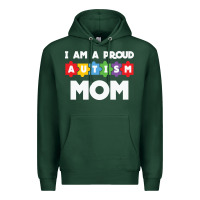 Sports Green LIL Autism Mom Premium Hoodie - CowhideDigitalArt