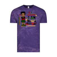 Cloud Purple i am black history black boy  juneteenth Vintage Tee - CowGirlArtShop