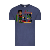 Vintage Denim i am black history black boy  juneteenth Vintage Tee - CowGirlArtShop